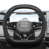 Suede Matte Carbon Fiber Cover for Lynk & Co 01 Car Interior Accessory Hocasen