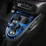 Gear Shift Panel Trim Stainless Steel for Smart 453 Car Interior Accessory GMUNI