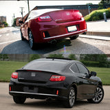 LED Rear Bumper Reflector Light Trim for Honda Accord 13-15 Car Interior Accessory iJDM