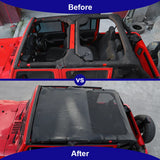 Soft Top Sunshade Heat Insulation for Jeep JK Car Interior Accessory HEBE