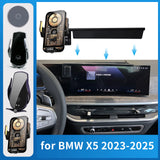 Wireless Charging Phone Mount for BMW X5 2023–2025 Car Phone Holder OEM