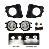 LED Fog Light Kit with DRL for Toyota Tundra 2014-2021 Car Interior Accessory MAGIC COLORM White Ring