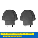 PU Leather Seatback Protectors for Volvo Models Car Interior Accessory LINGLUYANG black