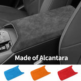For BMW X3 G45 G48 (2025-) Car Armrest Box Center Console Lid Armrest Cover Accessories Suede Cover Sticker Car Interior Acce