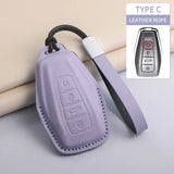Car Key Case Cover for Geely New Coolray 2023-2025 X6 Emgrand Global Hawk GX7 PU Leather Car Keychain