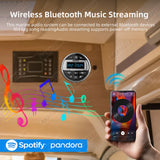 IPX5 Waterproof Marine Stereo Bluetooth 200W for RV Boat Car Interior Accessory AKAMATE