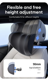 Car Seat Neck Pillow Lumbar Support Set - Universal Ergonomic Headrest for Driving Comfort Car Interior Accessory OEM
