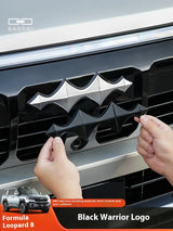 For Leopard 8 Byd Formula Leopard 8 Black Warrior Logo Decals Head Rear Black Logo Front Back Car Logo Upgrade Car Interior A