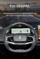 Deepal Snap-On Suede Steering Wheel Cover Protective Car Interior Accessory Hocasen