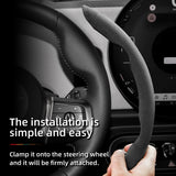 Suede Buckle Wheel Cover for Mini Cooper Countryman Car Interior Accessory Hocasen