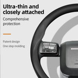 Breathable Leather Steering Wheel Cover for Hyundai Car Interior Accessory Hocasen