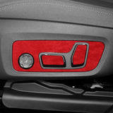 For BMW X3 G45 G48 (2025-) Seat Adjustment Button Panel Cover Trim Stickers Made of Alcantara Car Interior Tuning Accessories