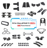 ABS Interior Trim Carbon Fiber for Chery T2 Car Interior Accessory HEBE