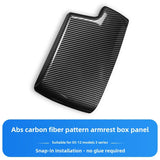 BMW 3 4 5 6 7 Series X1 X3 X4 X5 X6 X7 Central Armrest Box Cover ABS Carbon Fiber
