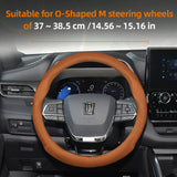 Ultra-Thin Leather Steering Wheel Cover for Toyota Crown