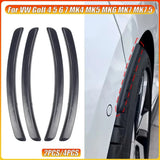 Universal Rubber Fender Flares for VW Golf 4-7 Car Interior Accessory OEM