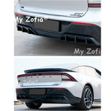 For Xpeng P7+ 2026 2027 Car Rear Spoiler Cover Modified Rear Lip Air Blade Diffuser Trim Frame Exterior Modification Accessor