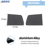 Aluminum Window Glass Trim for Mitsubishi Pajero 2007-2021 Car Interior Accessory HEBE