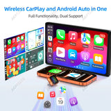2in1 Wireless CarPlay Android Auto Adapter Universal CarPlay Adapter AKAMATE