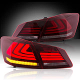LED Tail Lights Sequential Signal Honda Accord 13-17