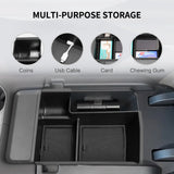 BYD Seal U Sealion 6 Song Plus DM-i 2025 Center Console Armrest Storage Box Car Tray Accessories Tidying Black Car Interior A