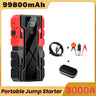 Car Jump Starter with 150PSI Air Pump Portable Power Bank LED Light and Auto Emergency Booster