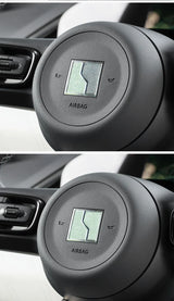 Car Steering Wheel Emblem Suede Decoration Sticker for Zeekr 001 21-25 Interior Modification Accessories