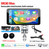 Motorcycle GPS Screen 6.3in Wireless CarPlay Monitor