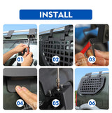 Rear Window Armor Rack for Jimny 2007 Car Interior Accessory HEBE