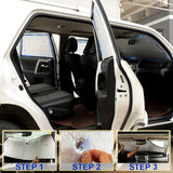 Aluminum Window Sunshade Kit for Toyota 4Runner 17-23 Car Interior Accessory HEBE