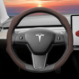 Perforated Leather Cover for Tesla Model 3/Y