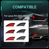 Rear Bumper LED Turn Signal Lights for Lexus RX 2020 LED Ambient Light MAGIC COLORM
