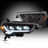 Matrix Projector Headlights for Toyota 4Runner 14-24 LED Headlight Vland Amber United States
