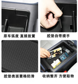 For XPeng G6 Car Wireless Charger Dust Mat Under Console Box Storage Interior Mod for 2023-2025