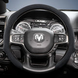 Premium Suede Snap-On Cover for Ram Steering