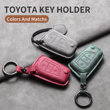 Sheep Suede Car Key Case Cover Shell for Various Toyota Models Car Key Cover NONE (OEM)