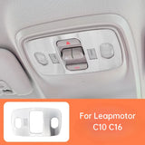 For Leapmotor C10 C16 Car Reading Light Frame Cover Stainless Steel Protection Trim Sticker Interior Modification Accessories