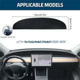 Dashboard Protector Cover for Tesla Model Y LED Ambient Light TEKSY