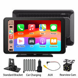 7-Inch Wireless CarPlay and Android Auto Portable Monitor