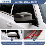 Mirror Cap Covers Carbon Fiber for Chrysler 300C 2011+ Car Interior Accessory HEBE