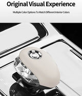 Leather Gear Shift Knob Cover For GAC Trumpchi M8/E9 Zongshi Series | Anti-Scratch Shifter Boot Protector Car Interior Access