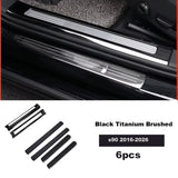Door Sill Protector Film for Volvo Series Models Car Interior Accessory LINGLUYANG