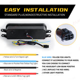2-in-1 LED Fog Lights with DRL for Toyota Tacoma 2024-2025 LED Ambient Light MAGIC COLORM