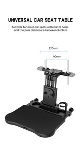 Multifunctional Car Travel Tray Foldable Backseat Desk with Cup Holder