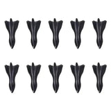 10-PCs Car Roof Spoiler Bumper Shark Fin Diffuser Universal Rear Roof Shark Fins Spoiler Wing Kit
