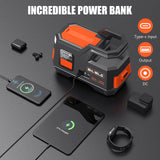 1000A/1500A PEAK Car Jump Starter, Jump Starter With Air Compressor, Peak Battery Jumper Starter Portable, Jump Box For Car B