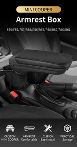 Center Console Armrest Storage Box for MINI COOPER Car Interior Accessory GMUNI
