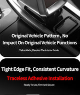 For Chery Tiggo 8 (2019-) Original Leather Center Console Gear Shift Knob Cover Anti Scratch Car Interior Tuning Accessories