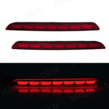 LED Bumper Reflector Light for Honda Civic 2021-2023 Car Interior Accessory MAGIC COLORM Red Surface