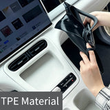 Geely Xingyuan 24-26 EX2 eMAS 5 Center Console Gear Shift Panel Silicone Mat Wireless Charging Integrated Pad Car Accessory C